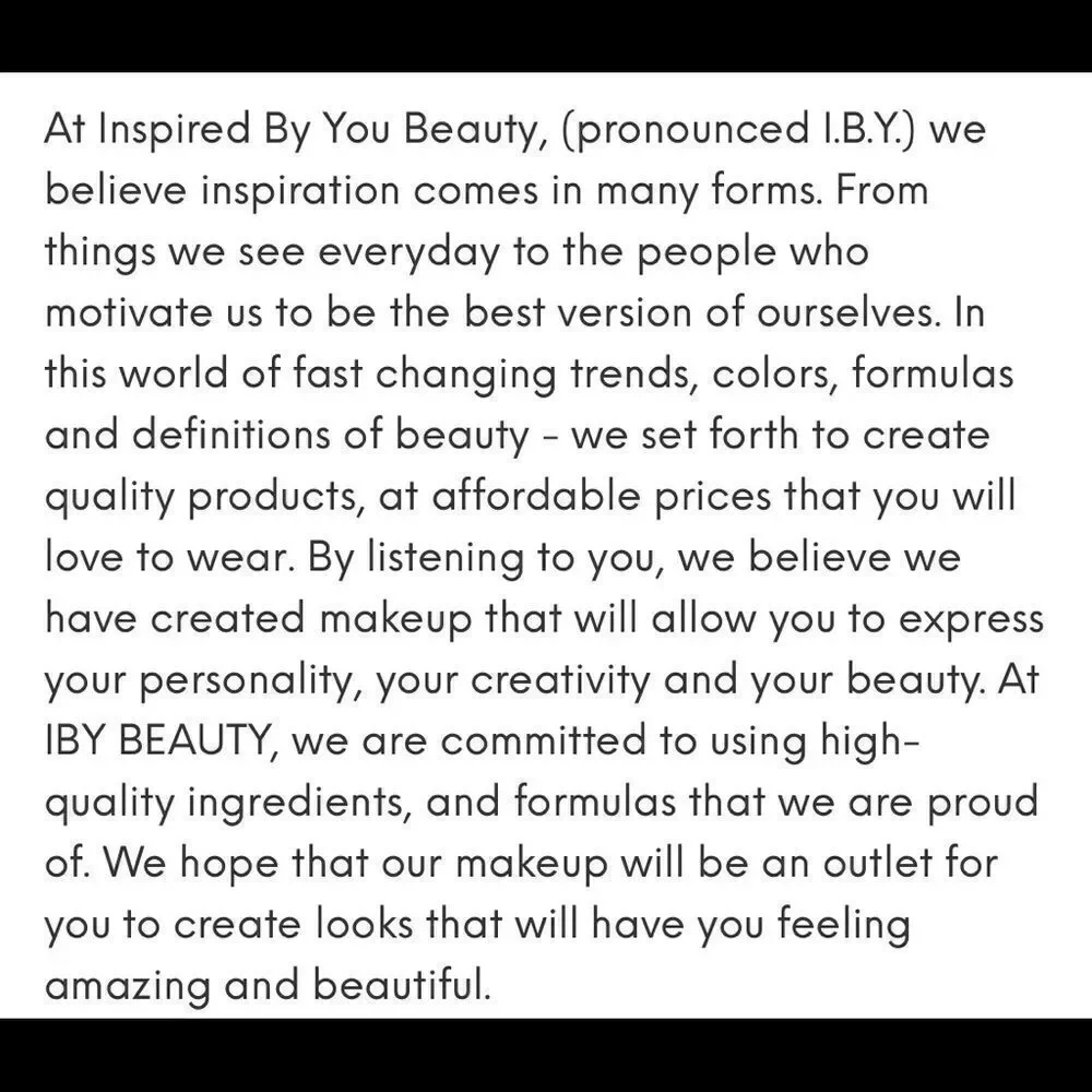 IBY BEAUTY Carry On Palette NEW in the box IPSY